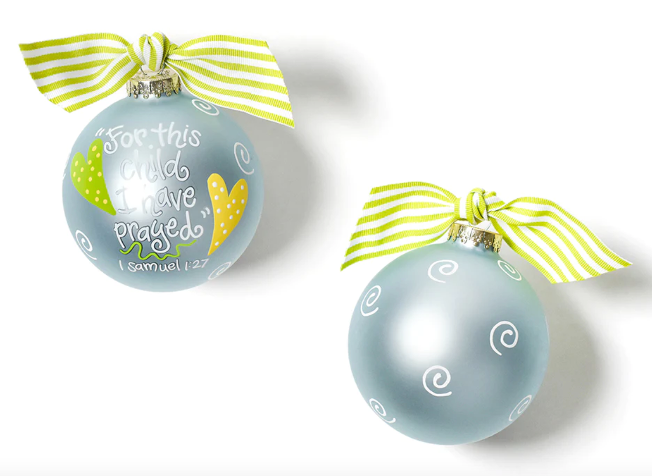 For This Child Ornament, Blue - 100mm