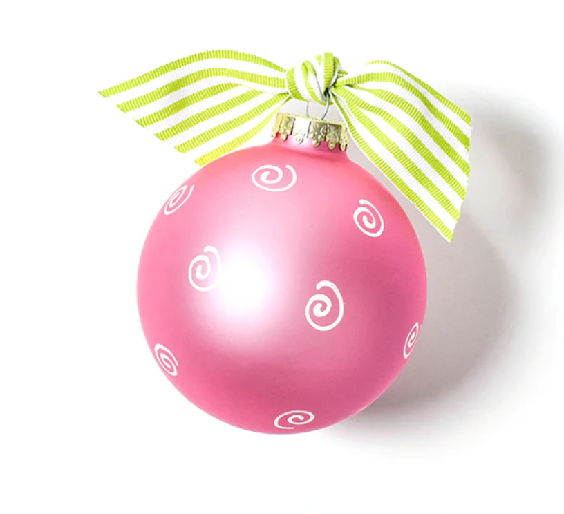 For This Child Ornament, Pink - 100mm