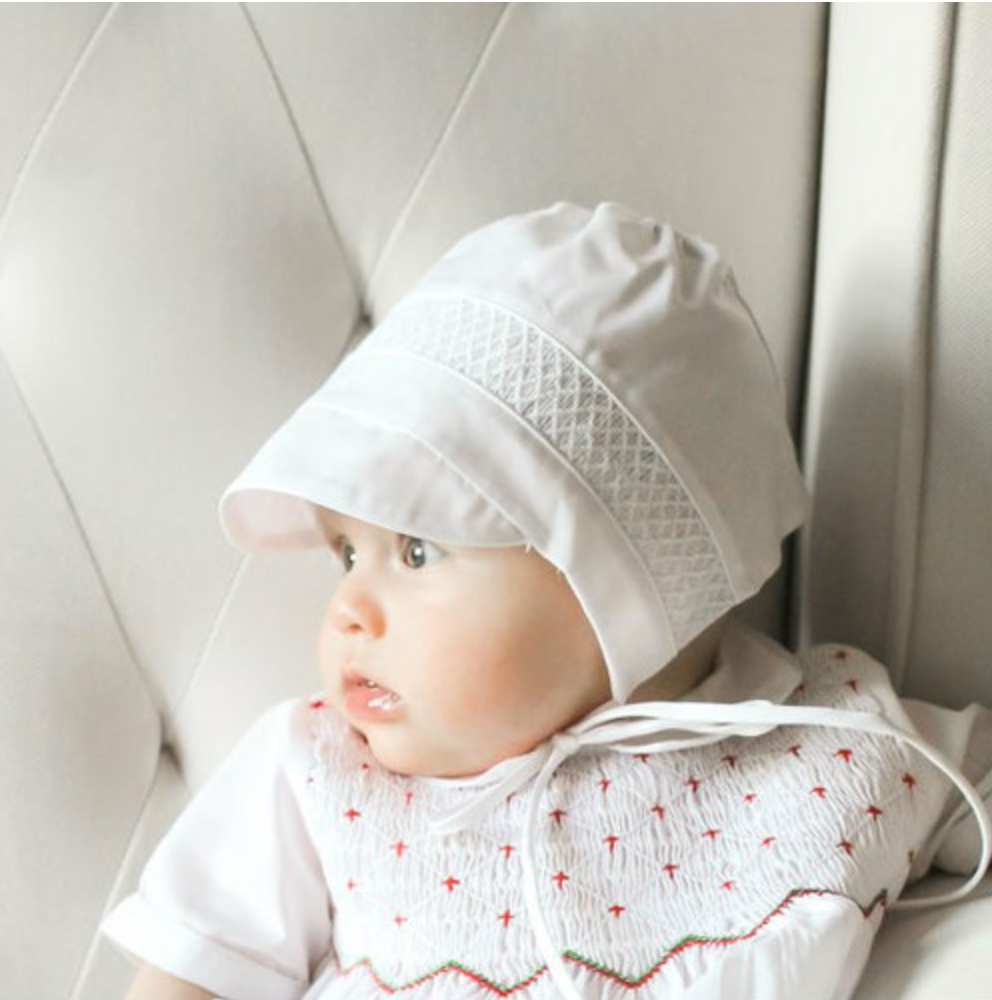 Boys Smocked Bonnet