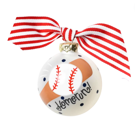 Baseball and Bat Ornament - 65mm