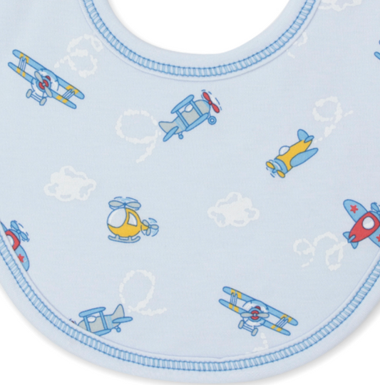 Blue Sky Planes Bib