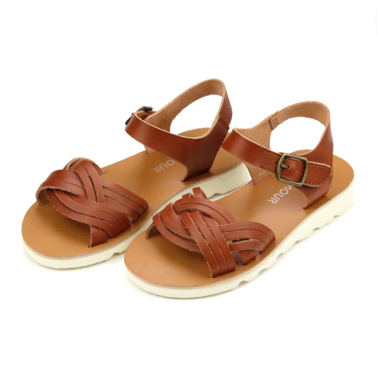 Athena Sandal - Cognac