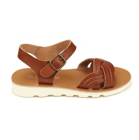 Athena Sandal - Cognac