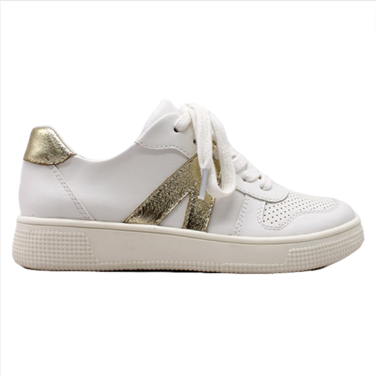 Courtnee Sneaker - White – The Byrd's Nest Children's Boutique