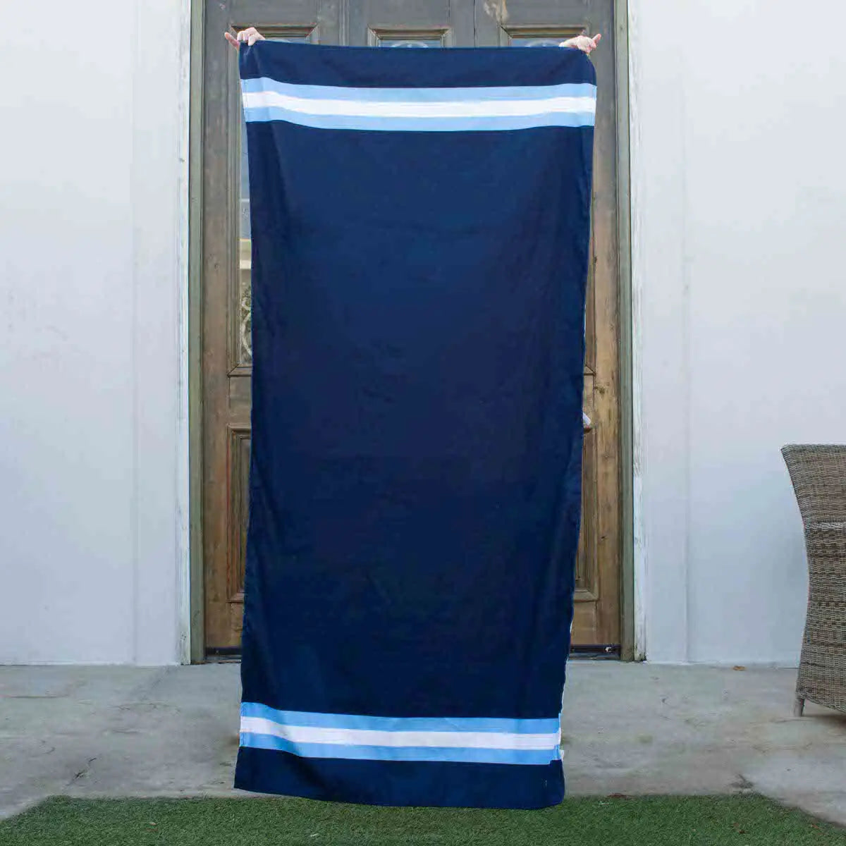 Curacao Beach Towel - Navy