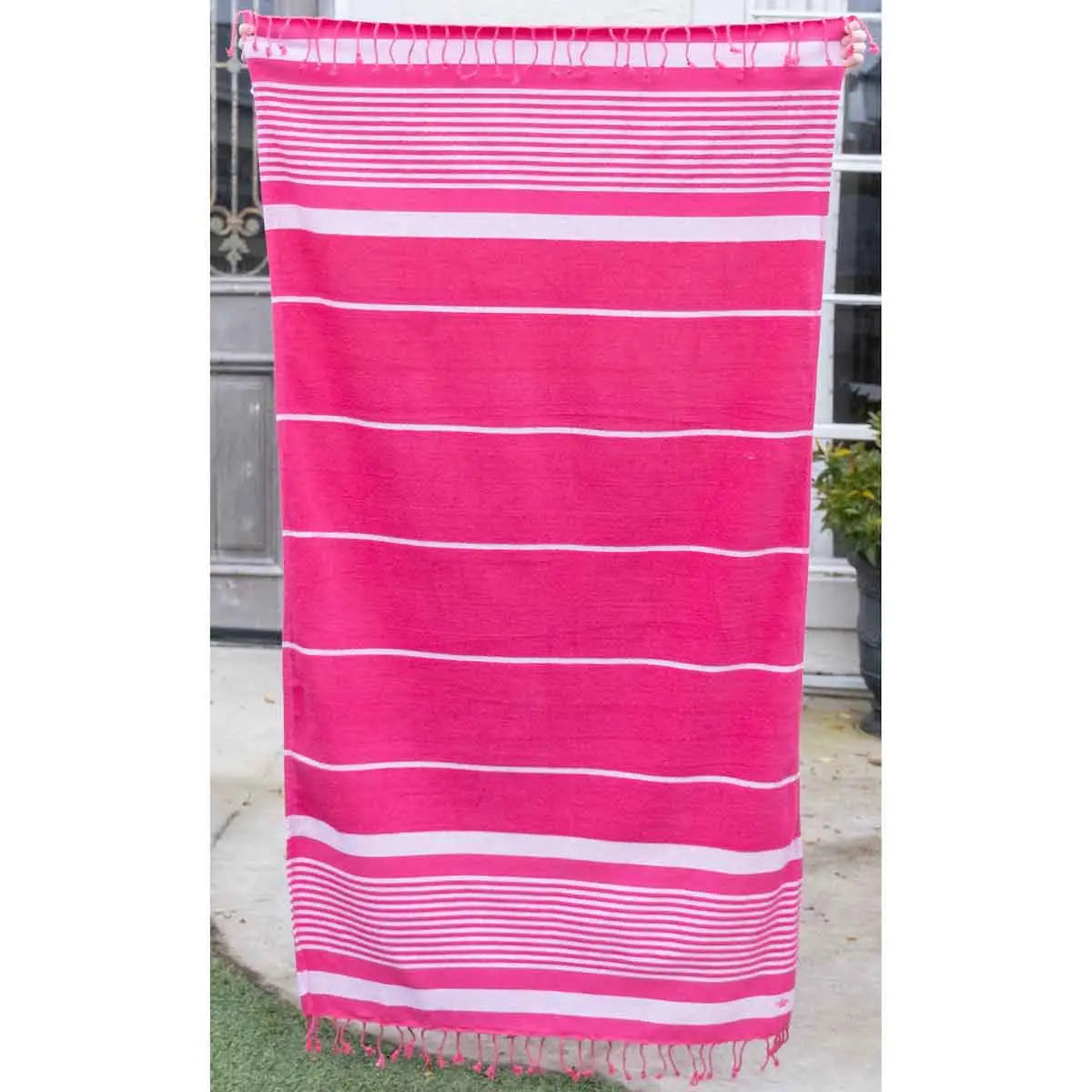 Bahama Beach Towel - Hot Pink